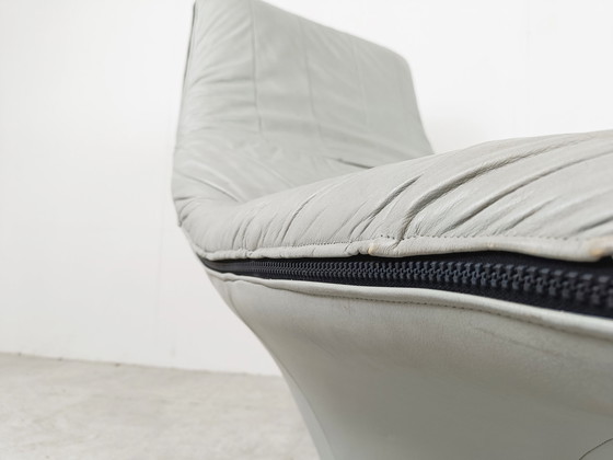 Image 1 of Vintage leren loungestoel