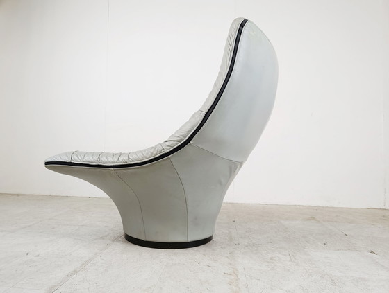 Image 1 of Vintage leren loungestoel