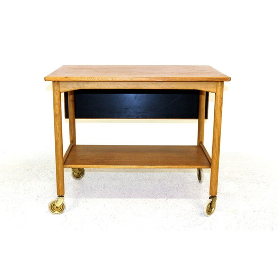 Image 1 of Vintage teak rollend dressoir van Gemla, Zweden 1960