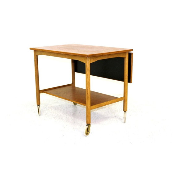 Image 1 of Vintage teak rollend dressoir van Gemla, Zweden 1960