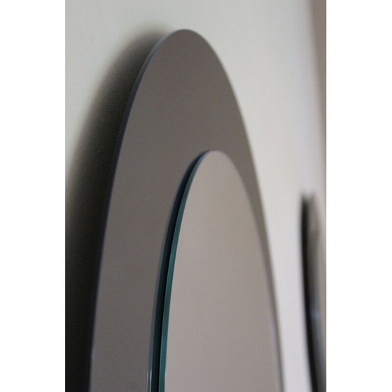 Image 1 of Ronde vintage spiegel oblò in glas minetti meubels en decoratie, Italië