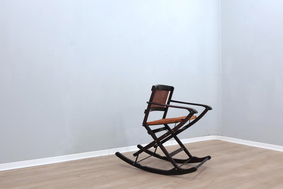 Image 1 of Mid Century Schommelstoelen F.lli Reguitti 1950