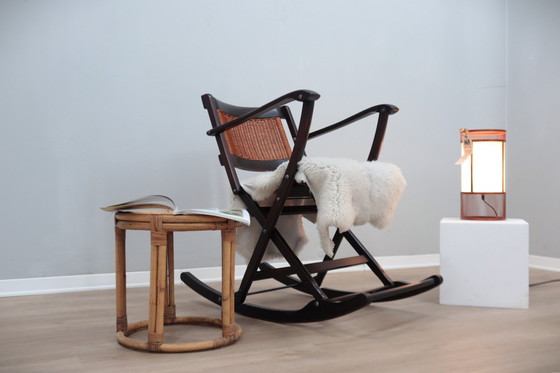 Image 1 of Mid Century Schommelstoelen F.lli Reguitti 1950