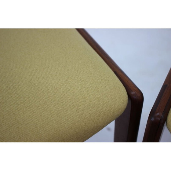 Image 1 of Set van 5 vintage teakhouten stoelen, Denemarken 1960