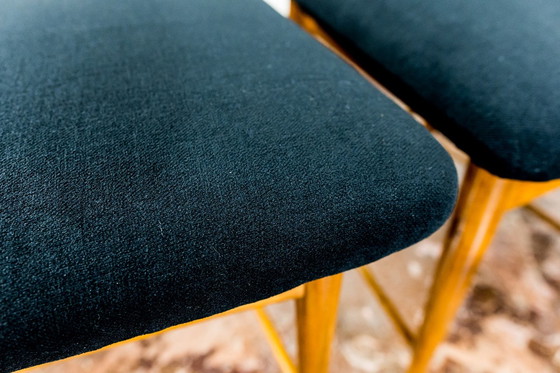 Image 1 of Set van 6 eetkamerstoelen door Bernard Malendowicz, Polen, jaren 1960