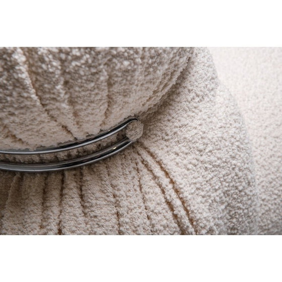 Image 1 of Vintage fauteuil in bouclé wol van Scarpa Soriana, 1969