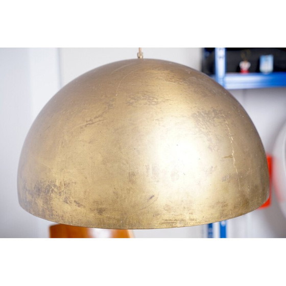 Image 1 of Vintage Space Age bronzen hanglamp uit Staff, Duitsland