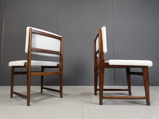 Image 1 of Mid Century Scandinavische eetkamerstoelen in teak, 1960S