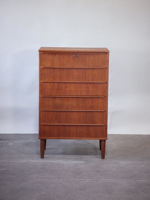 Ladekast Deens vintage teak