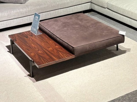 Image 1 of Minotti Superquadra  Palisander & Leder Coffeetable/ Bench