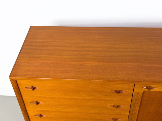 Image 1 of Deens teakhouten dressoir van H.W. Klein voor Bramin, 1960S