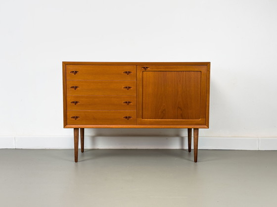 Image 1 of Deens teakhouten dressoir van H.W. Klein voor Bramin, 1960S