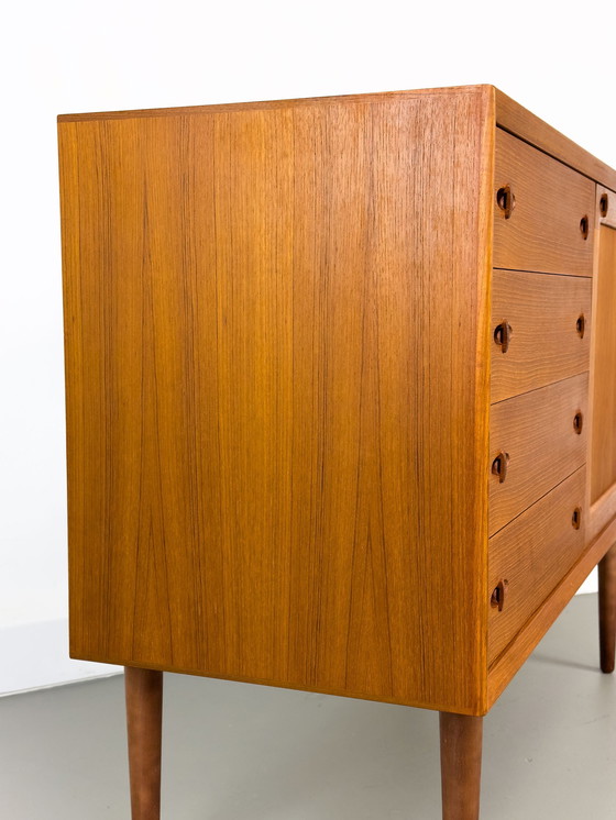 Image 1 of Deens teakhouten dressoir van H.W. Klein voor Bramin, 1960S