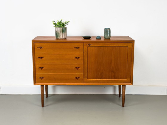 Image 1 of Deens teakhouten dressoir van H.W. Klein voor Bramin, 1960S