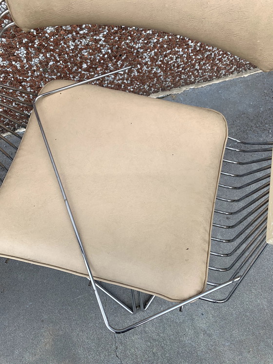 Image 1 of Set Van 2 Delta Wire Armchairs Rudi Verelst