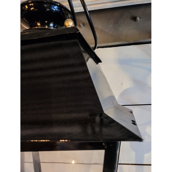 Image 1 of Vintage messing en pvc straatlantaarn