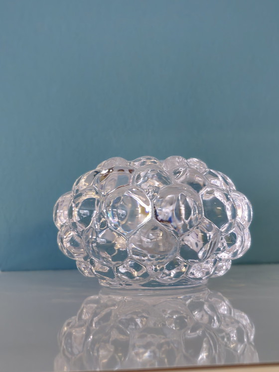 Image 1 of Set Vintage Orrefors Kristiallen Waxine Waxinehouders Glas 