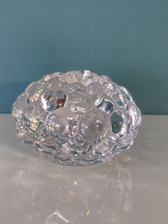 Image 1 of Set Vintage Orrefors Kristiallen Waxine Waxinehouders Glas 