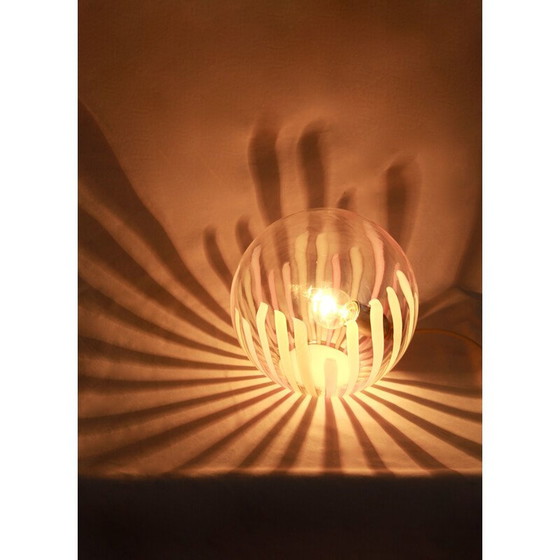 Image 1 of Vintage Bollicina Roze Murano Lamp van La Murrina, Italië 1970