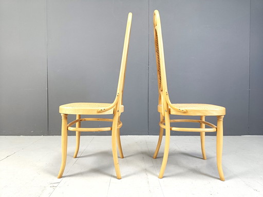 4x Vintage Bentwood eetkamerstoelen, 1970S