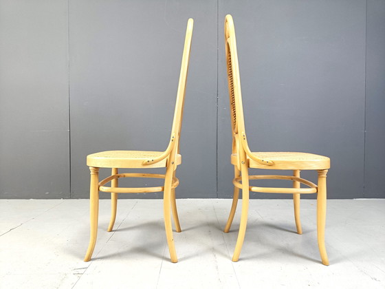 Image 1 of 4x Vintage Bentwood eetkamerstoelen, 1970S