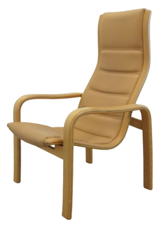 Image 1 of Yngve Ekstrom Swedese fauteuil herenmodel vintage