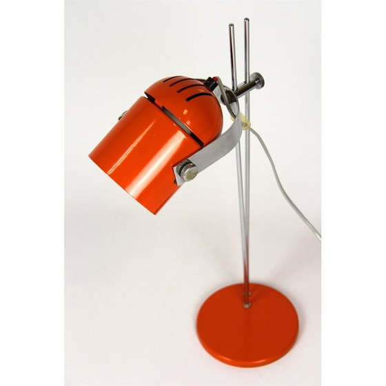 Image 1 of Vintage oranje tafellamp van Stanislav Indra, 1970