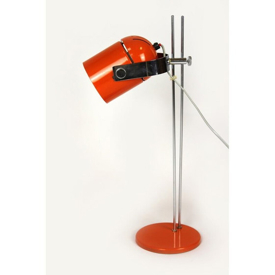 Image 1 of Vintage oranje tafellamp van Stanislav Indra, 1970