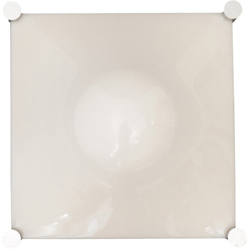 Vintage "Bolla" plafondlamp in metaal en aluminium van Elio Martinelli voor Martinelli Luce, 1970