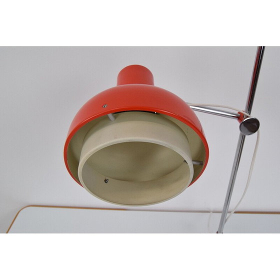 Image 1 of Vintage metalen en chromen lamp van Josef Hurka voor Napako, Tsjecho-Slowakije 1970