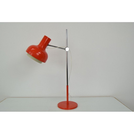 Vintage metalen en chromen lamp van Josef Hurka voor Napako, Tsjecho-Slowakije 1970