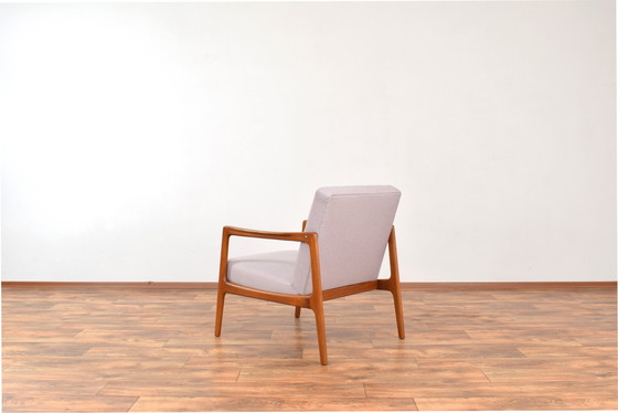 Image 1 of Mid Century Zweedse Teakhouten Loungestoel Door Alf Svensson Voor Dux, 1960S.