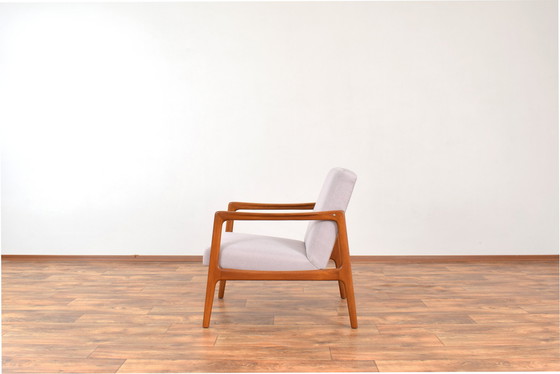 Image 1 of Mid Century Zweedse Teakhouten Loungestoel Door Alf Svensson Voor Dux, 1960S.