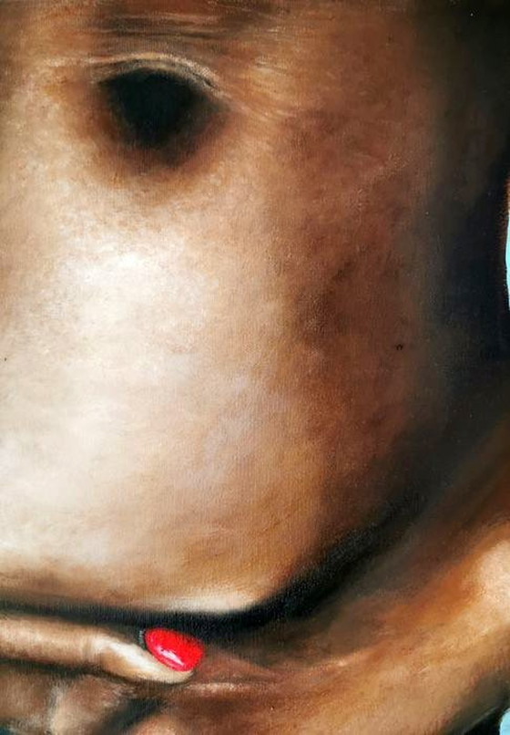 Image 1 of Schilderij - Olivia Caballero - Pudor - Hedendaagse kunst - 2020