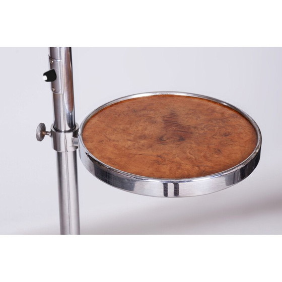 Image 1 of Vintage vloerlamp in verchroomd staal en glas van Hynek Gottwald, Tsjecho-Slowakije