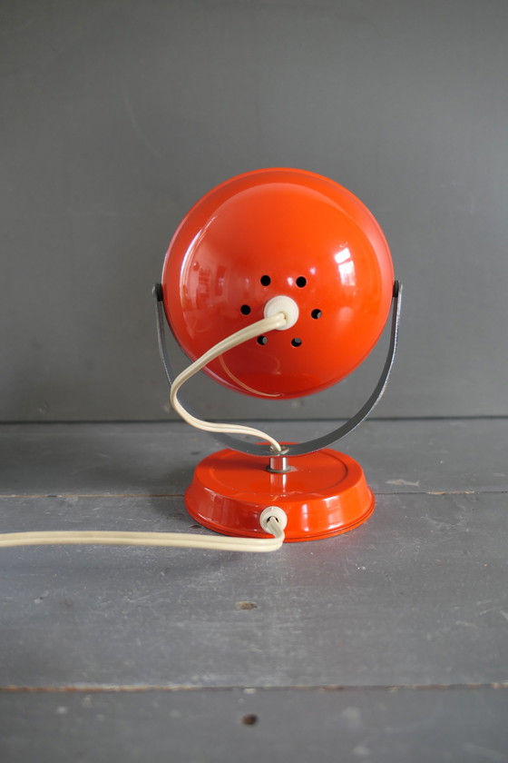 Image 1 of Retro oranje bollamp