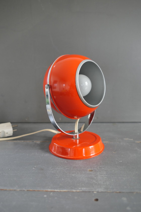 Image 1 of Retro oranje bollamp