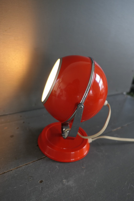 Image 1 of Retro oranje bollamp