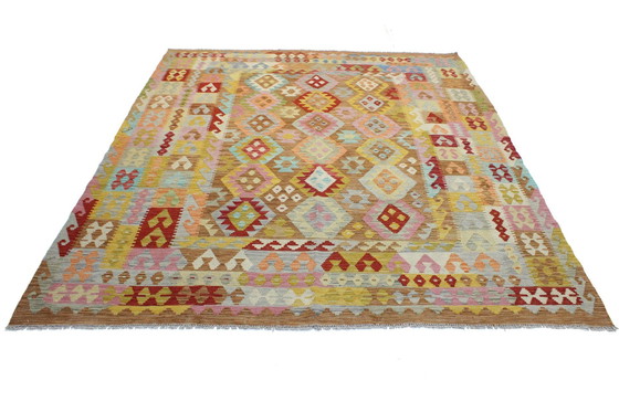 Image 1 of Originele oude stijl Kelim Afghan 250 X 212 Cm Top staat