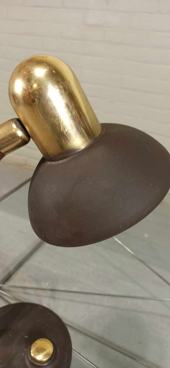 Image 1 of Vintage Egon Hillebrand -Leuchten Bureaulamp