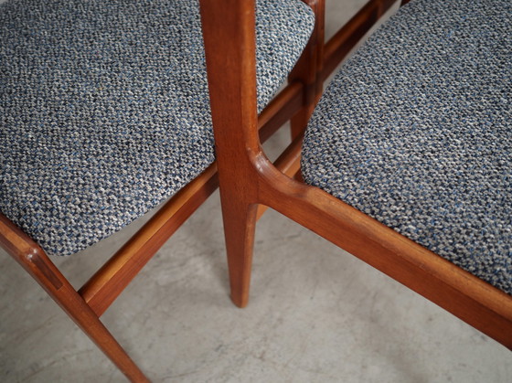 Image 1 of Set van zes teakhouten stoelen, Deens ontwerp, 1960S, Productie: Denemarken