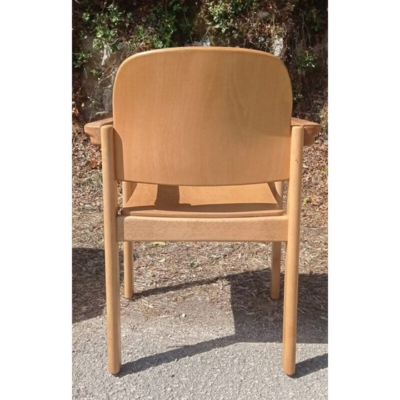 Image 1 of Paar vintage eiken fauteuils, Zwitserland