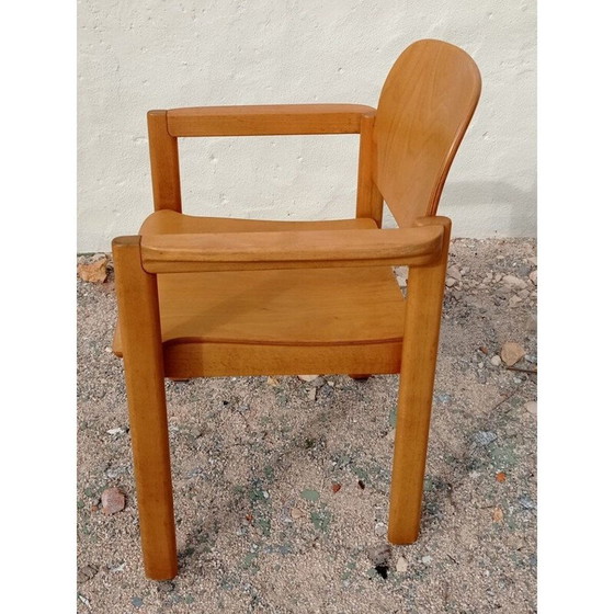 Image 1 of Paar vintage eiken fauteuils, Zwitserland