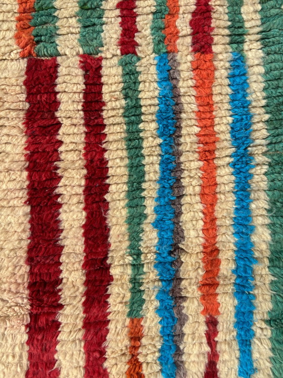 Image 1 of Modern Abstract Marokkaans Berber Runner-tapijt