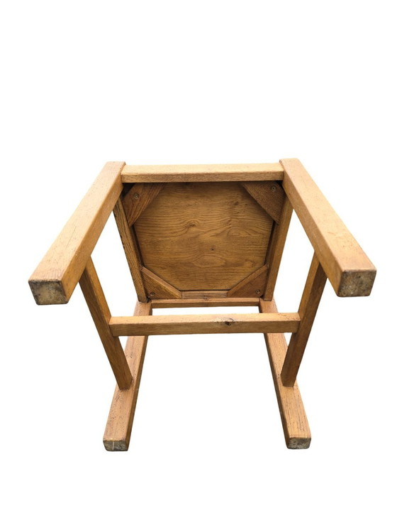 Image 1 of Set van 6 massief houten stoelen