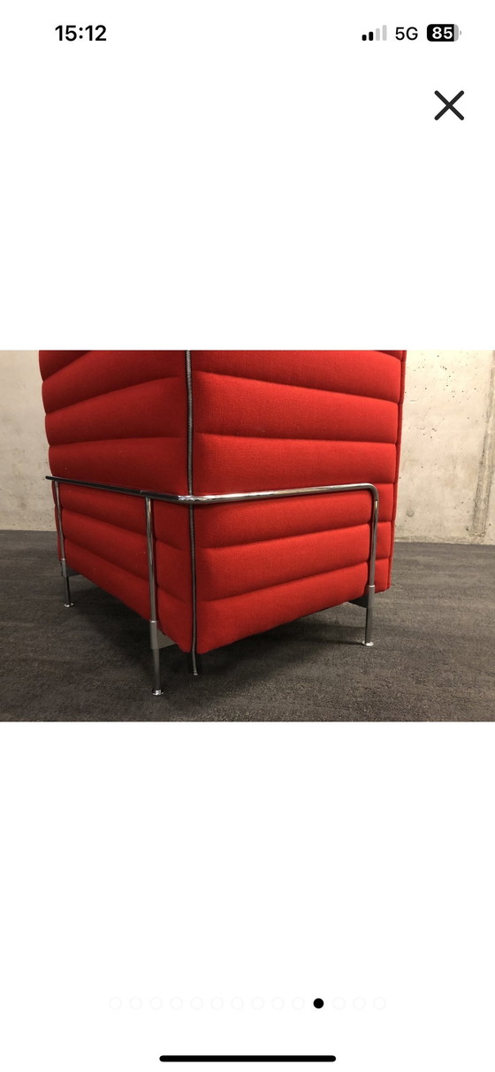 Image 1 of Vitra Alcove Love Seat Sofa met hoge rugleuning