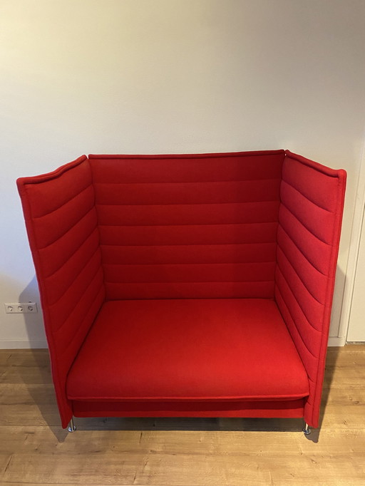 Vitra Alcove Love Seat Sofa met hoge rugleuning