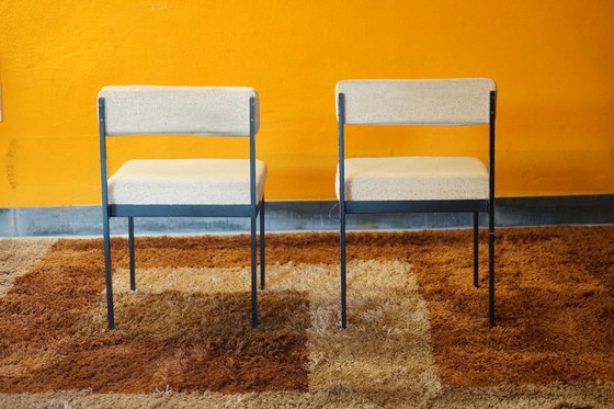 Image 1 of Mid Century eetkamerstoelen van Dieter Wäckerlin voor Idealheim, 1970, set van 4