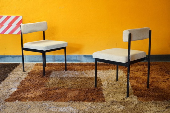 Image 1 of Mid Century eetkamerstoelen van Dieter Wäckerlin voor Idealheim, 1970, set van 4