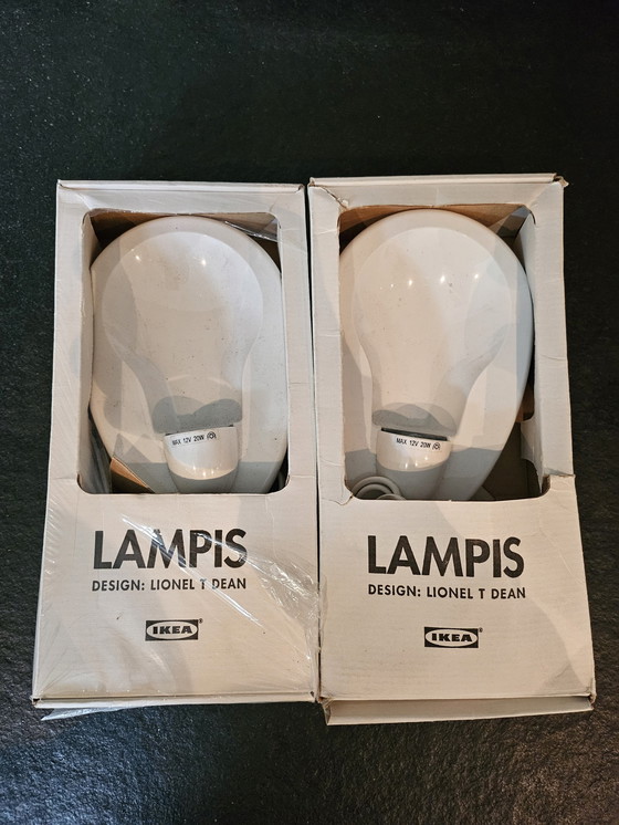 Image 1 of Vintage Ikea Lampis Wandlampen / Set Van 2